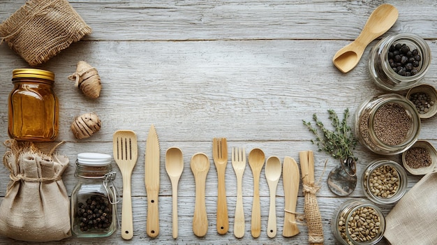 Kuchenny blat z przyborami